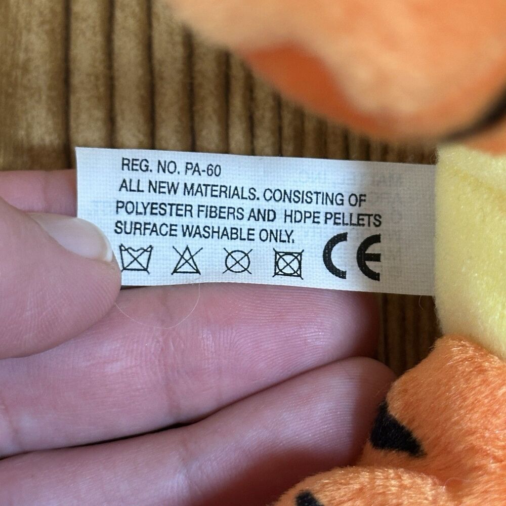 Mattel Arcotoys Holiday Tigger Beanbag‎ Plush Stuffed Animal Disney 7” Christmas - Picture 9 of 12
